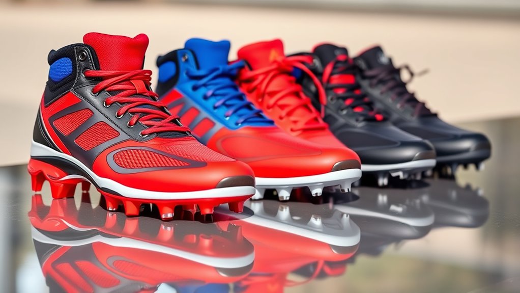 top wide foot softball cleats