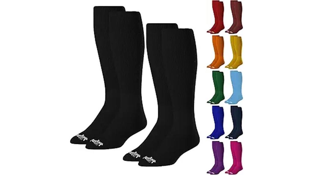 two pairs of athletic socks
