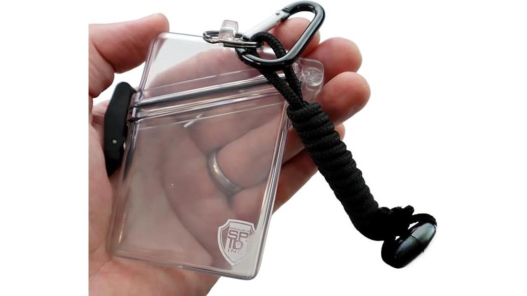two waterproof badge sets