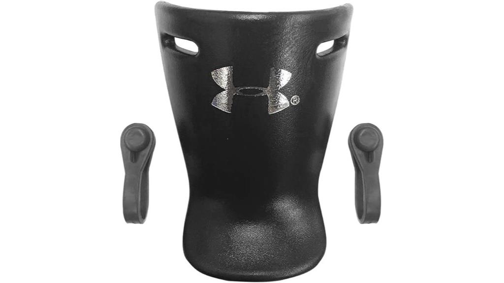 under armour black throat guard