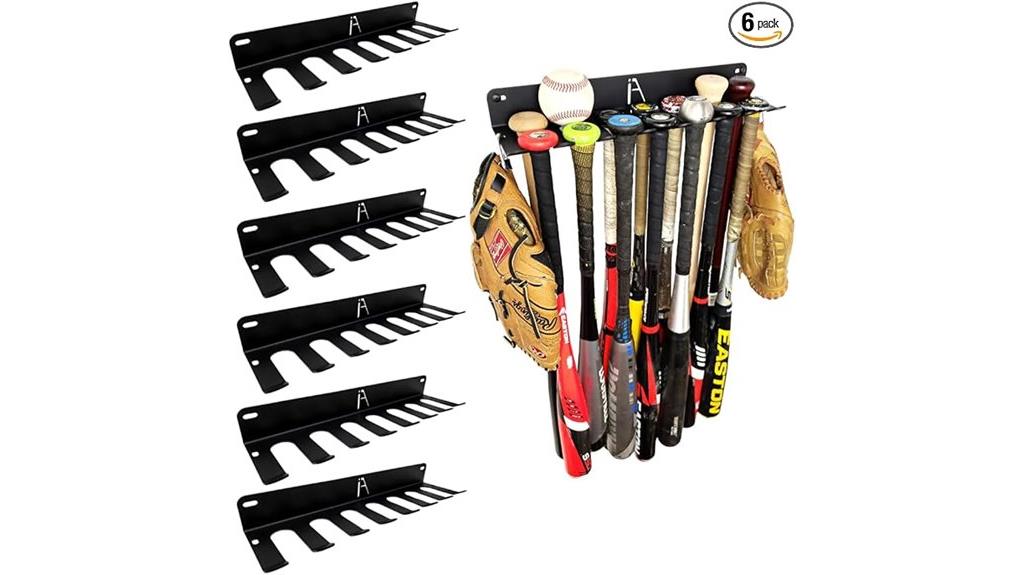 wall mounted bat organizer