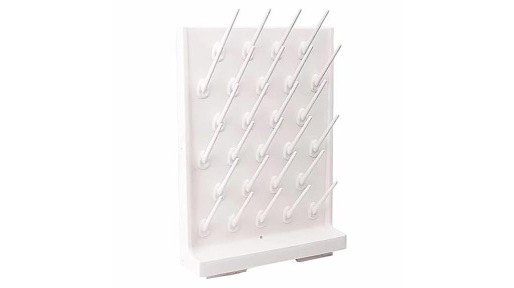 wall mounted lab drying rack