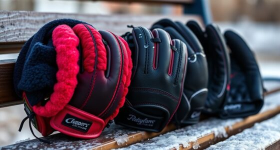 warm cold weather softball gloves