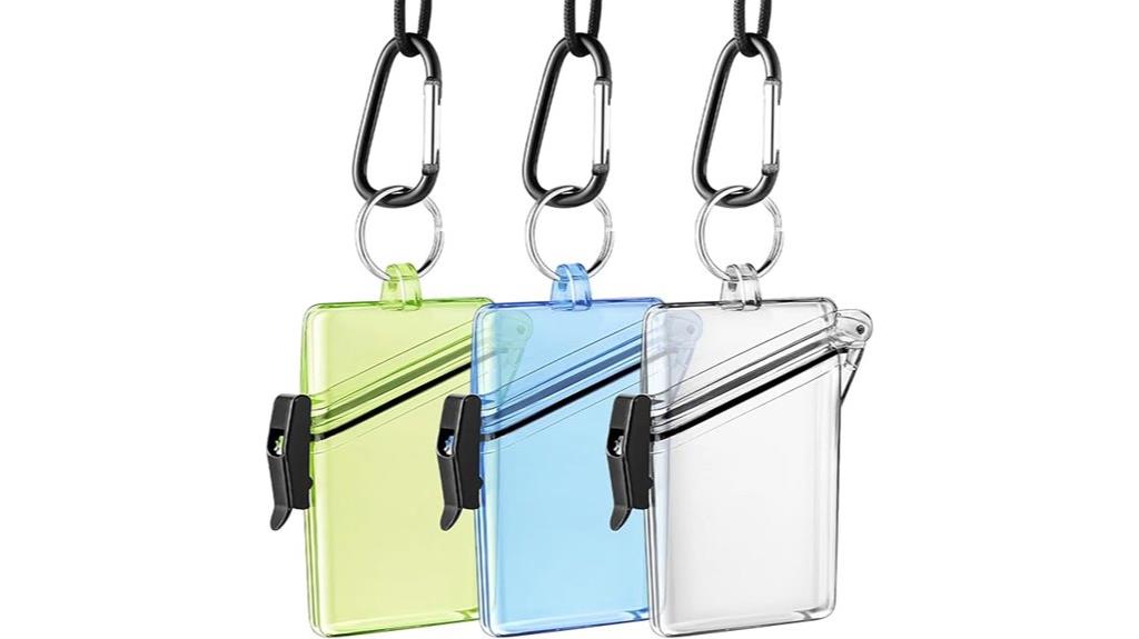 waterproof badge holder set