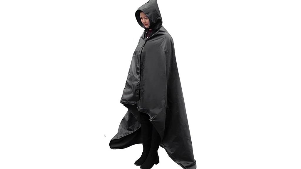 waterproof hooded outdoor blanket
