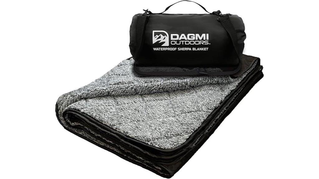 waterproof outdoor blanket sherpa