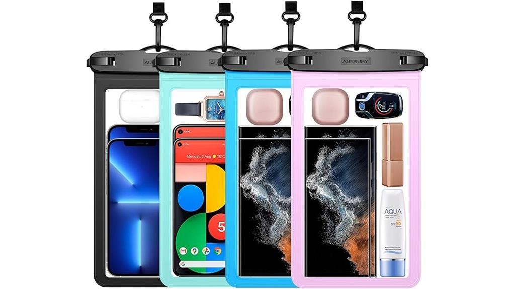 waterproof phone pouch set