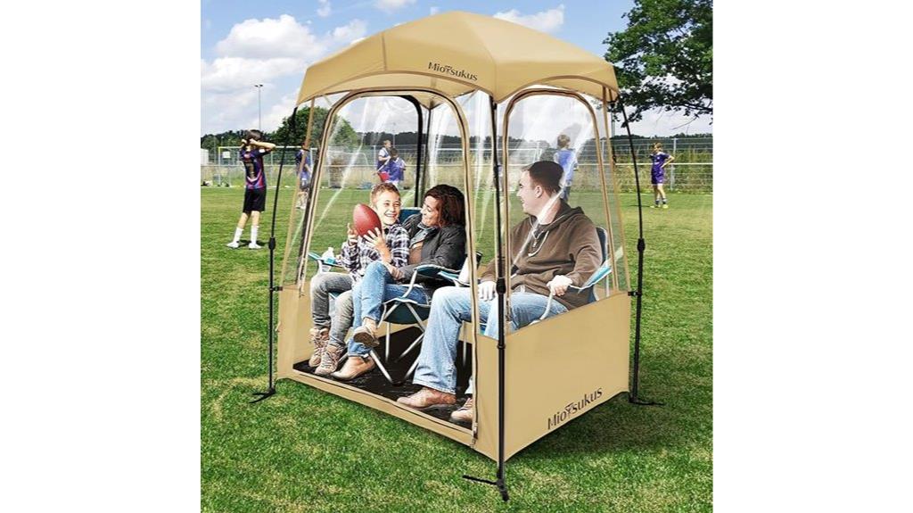 weatherproof pop up sports tent