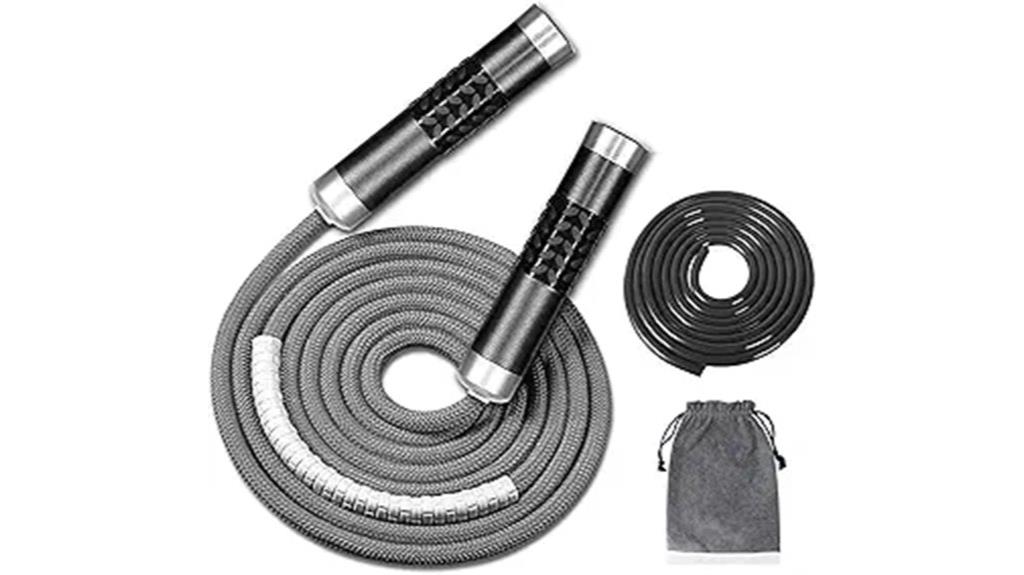 weighted tangle free speed rope