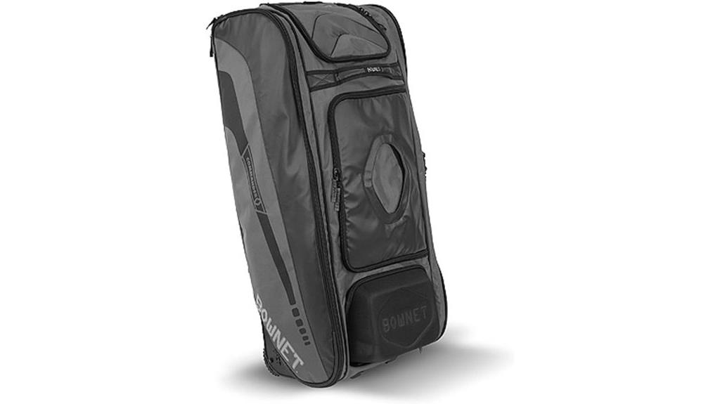 wheeled baseball softball bag