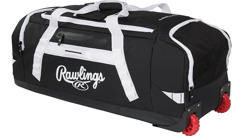 wheeled catchers equipment bag