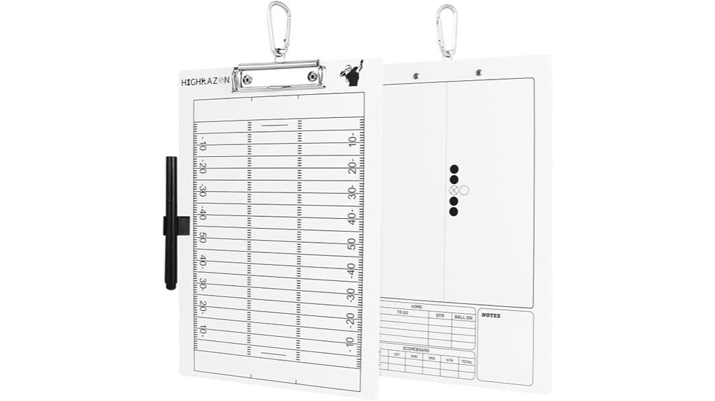 white double sided dry erase clipboard