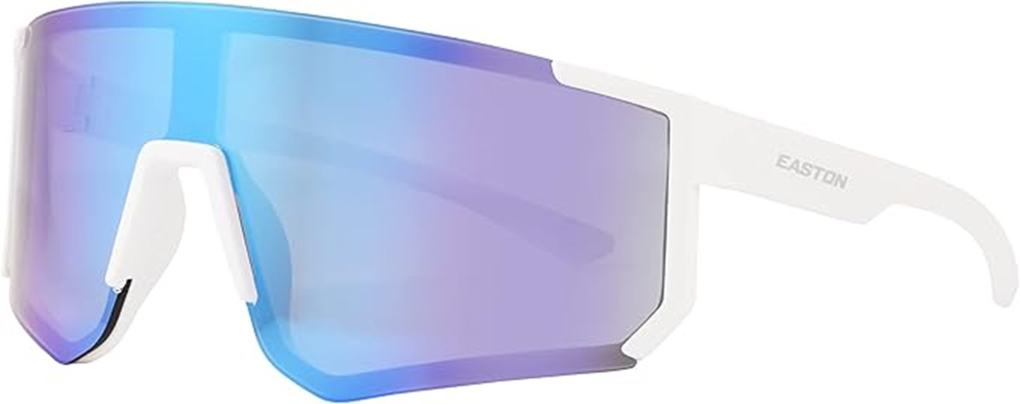 white easton shield sunglasses