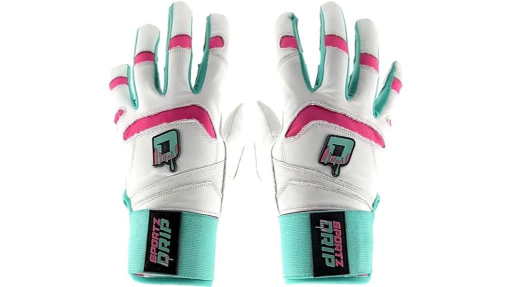 white pink genuine leather
