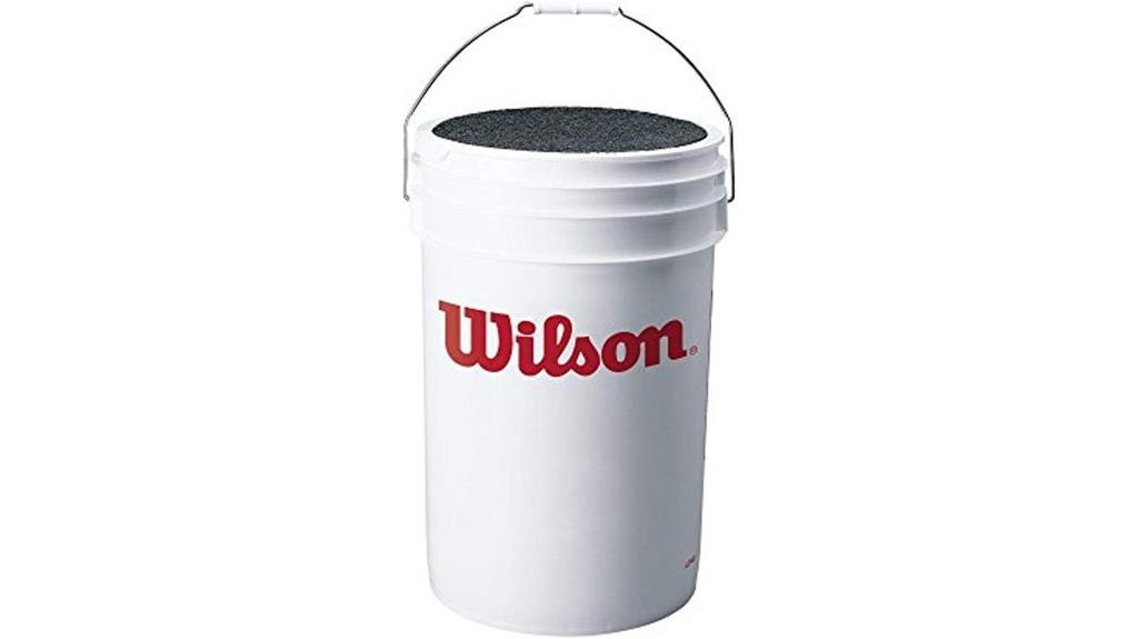 wilson white ball bucket
