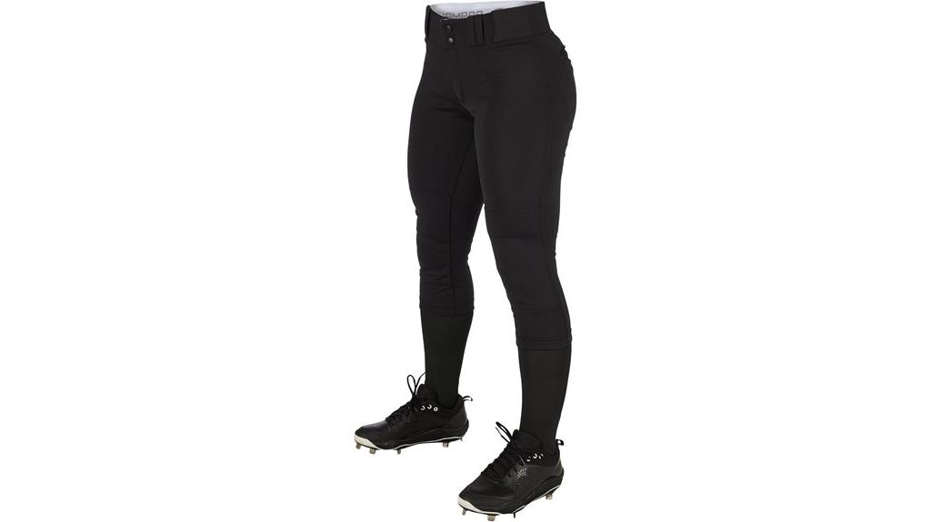 women s softball low rise pants