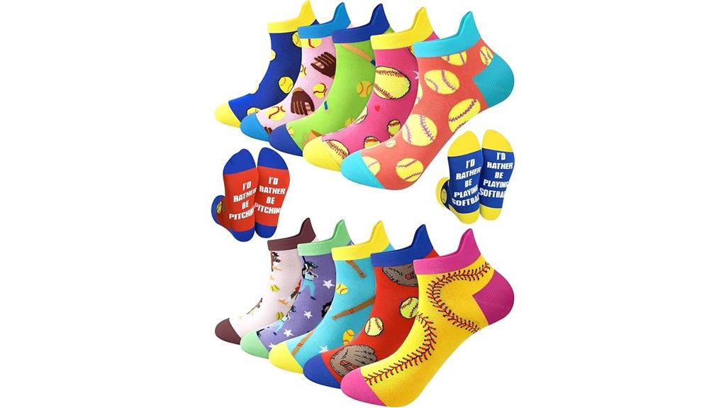 women s softball sock set