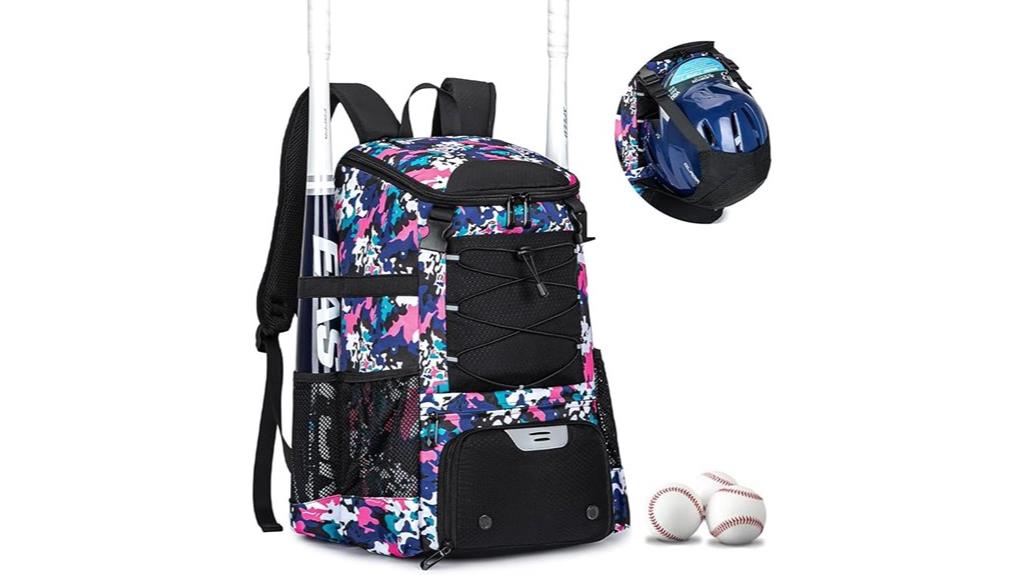 youth adult baseball backpack