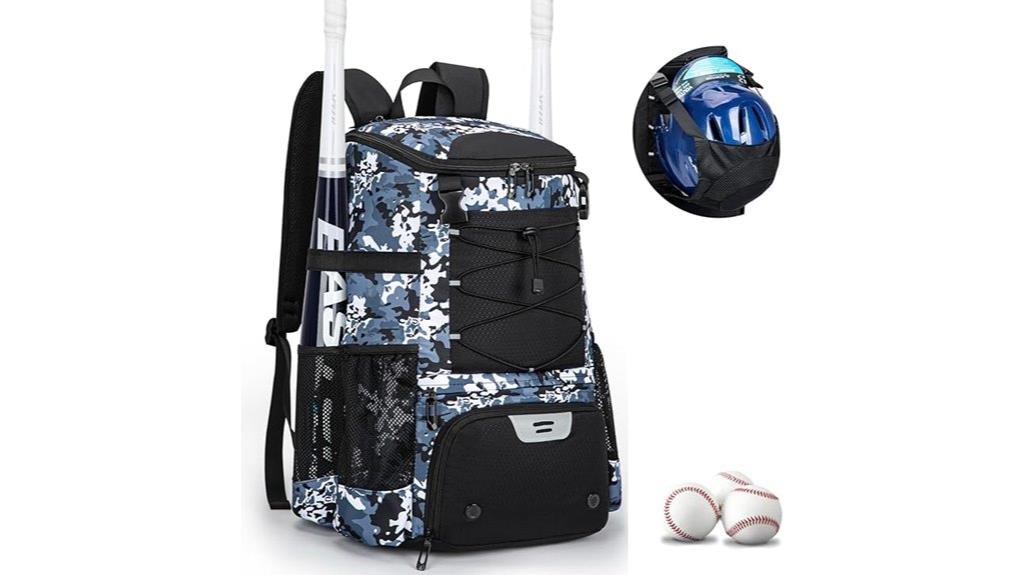youth adult softball backpack