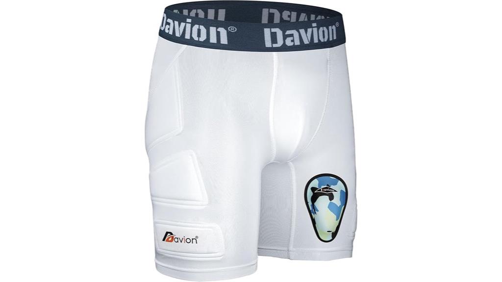 youth athletic protective shorts