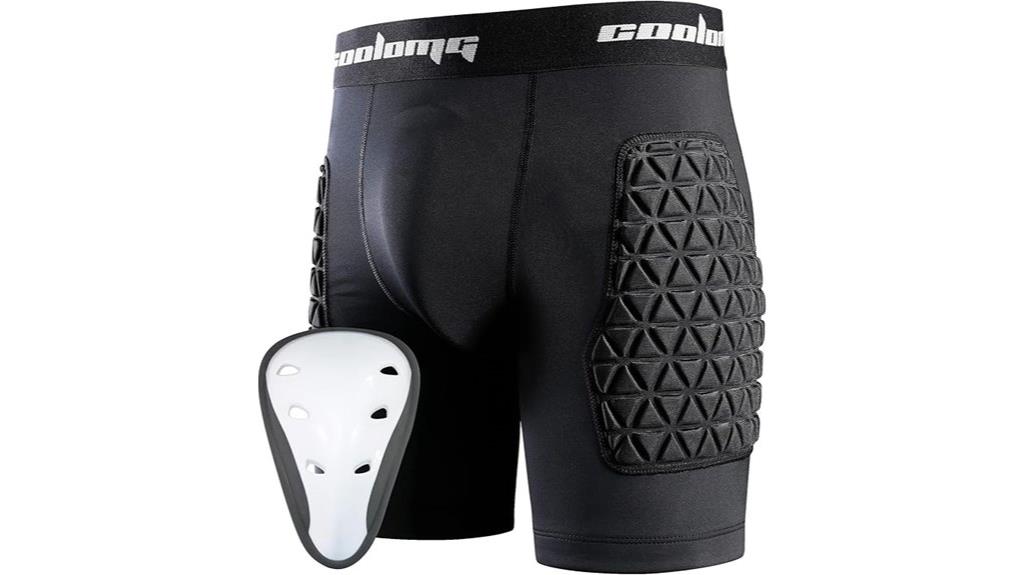 youth athletic sliding shorts