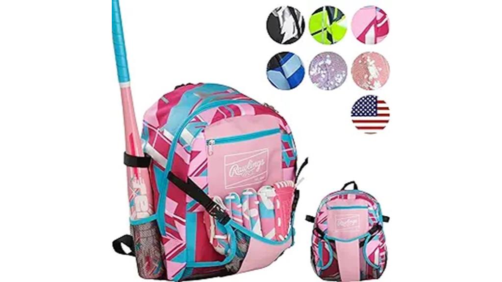 youth baseball equipment backpack