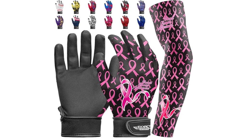 youth batting gloves set