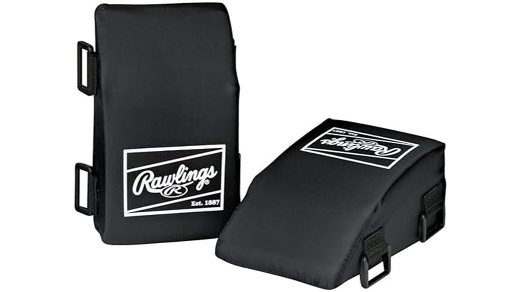 youth black catchers knee savers