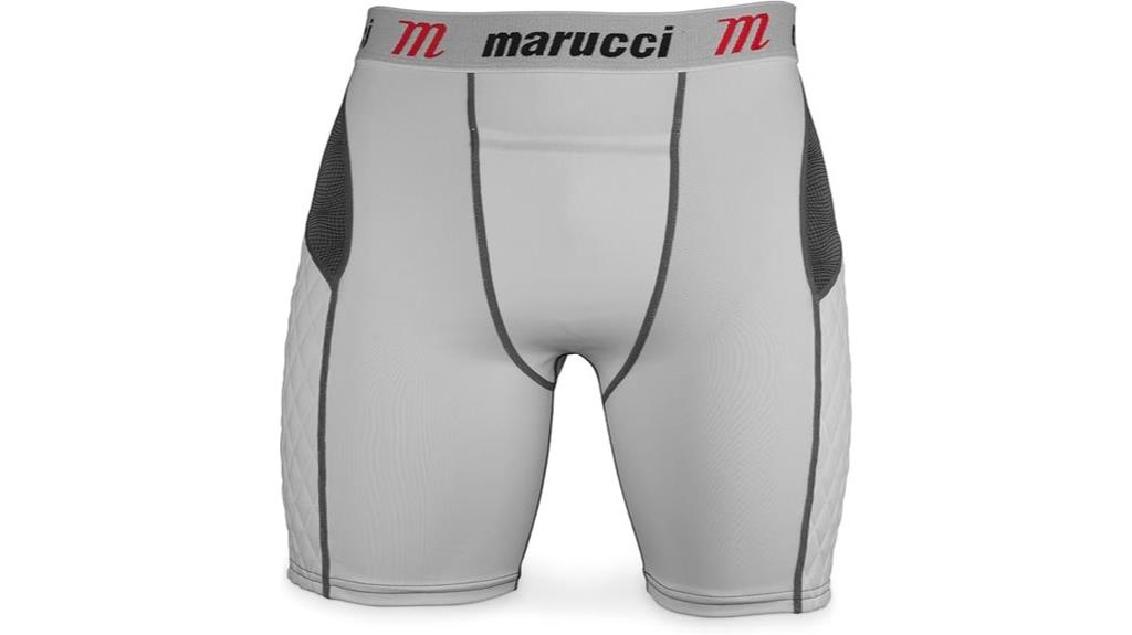 youth padded slider shorts
