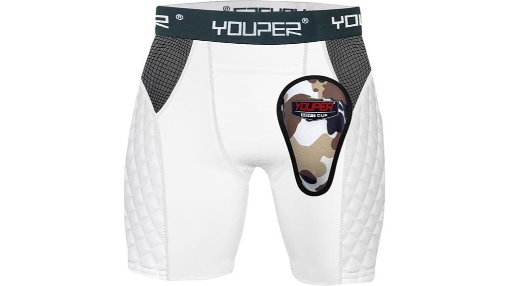 youth padded sliding shorts