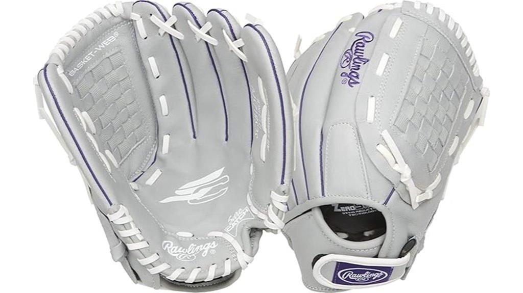 youth softball glove sizes