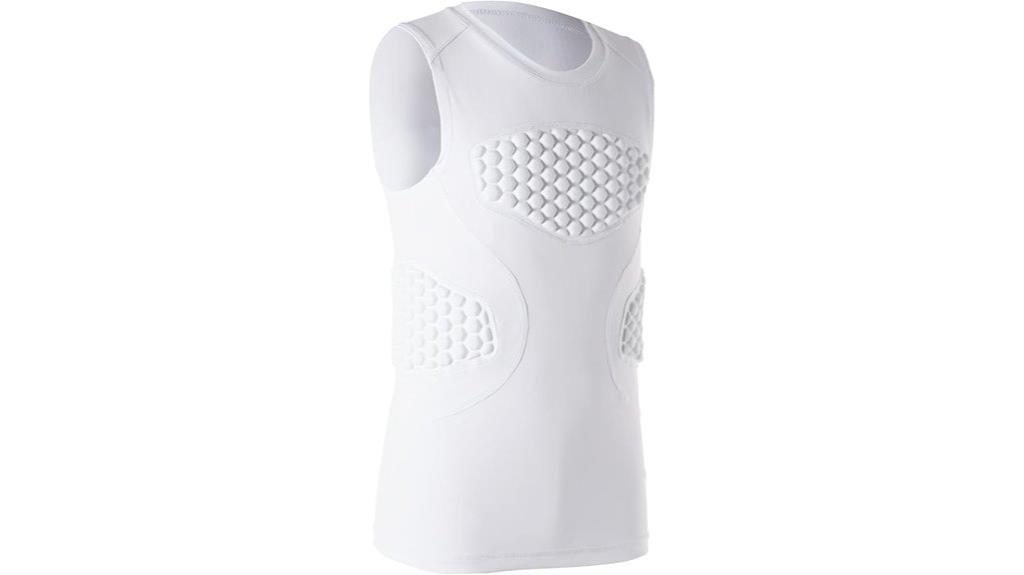youth sports padded shirt