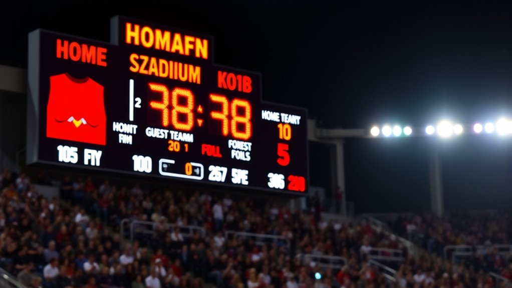 interpreting sports scoreboards effectively