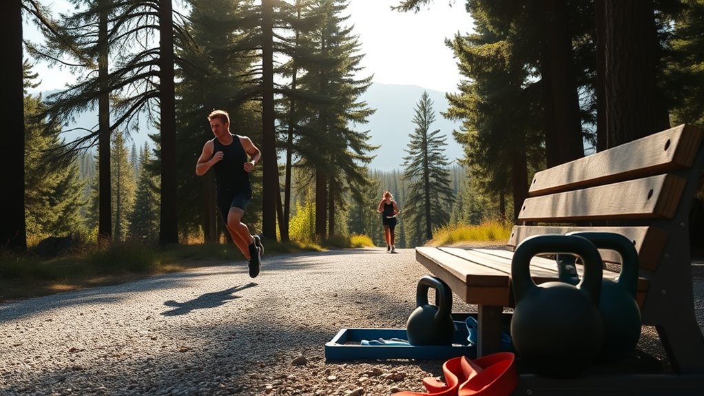 maintaining fitness during breaks