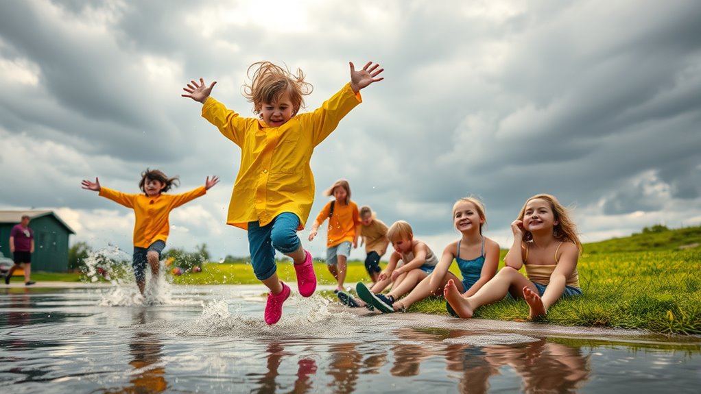 playing in various weather