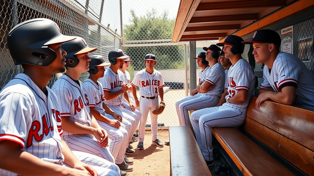 respectful team dugout conduct