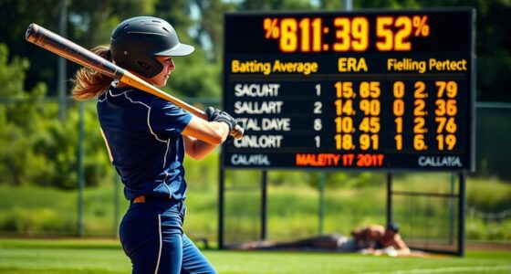 softball stats explained clearly