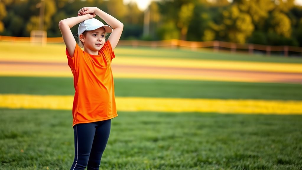 softball stretching for beginners