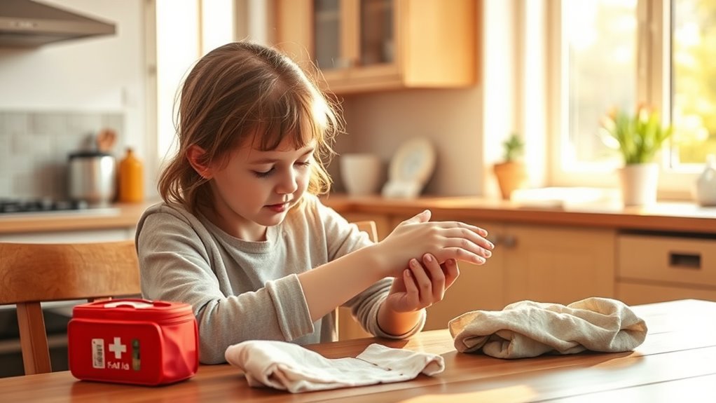 supporting injured children emotionally