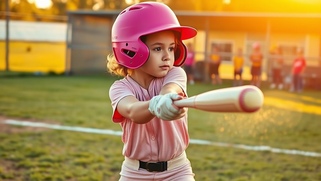 teaching persistence through softball