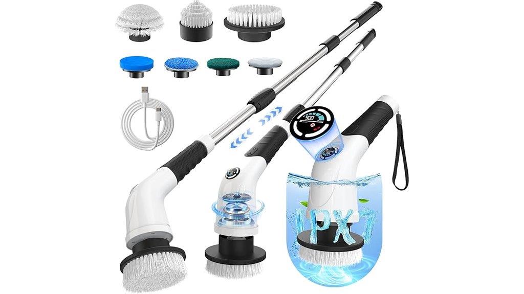cordless spin cleaning brush