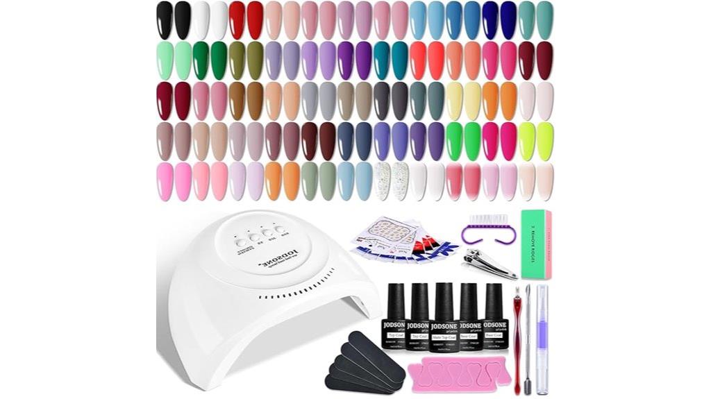 gel nail kit with uv