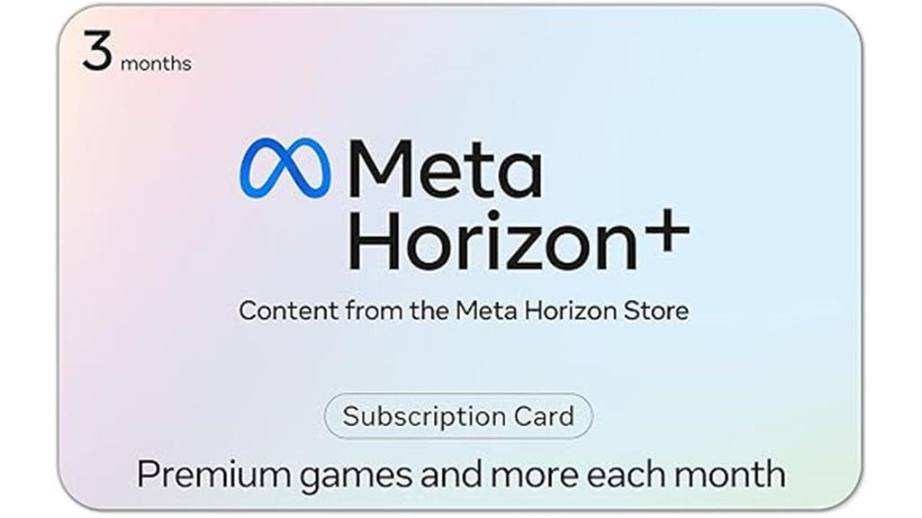 meta horizon three month subscription