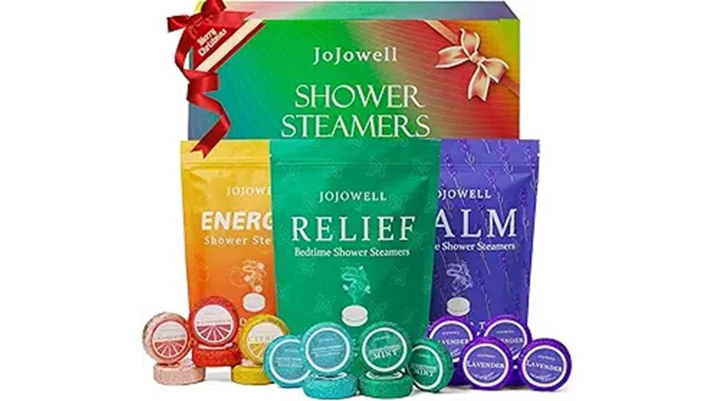relaxing aromatherapy shower steamers