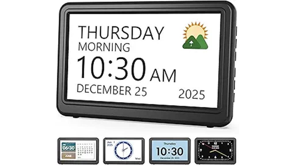 senior friendly digital clock