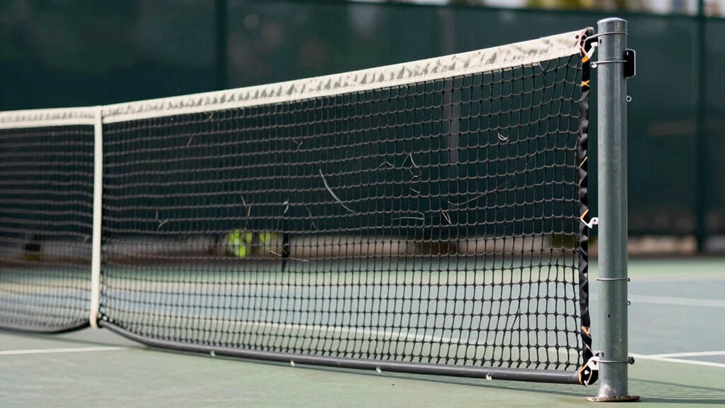 check net tension and frame
