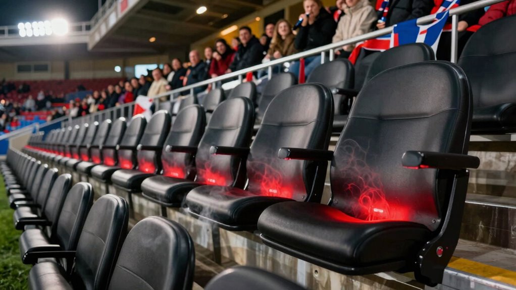comfortable energy efficient stadium seating