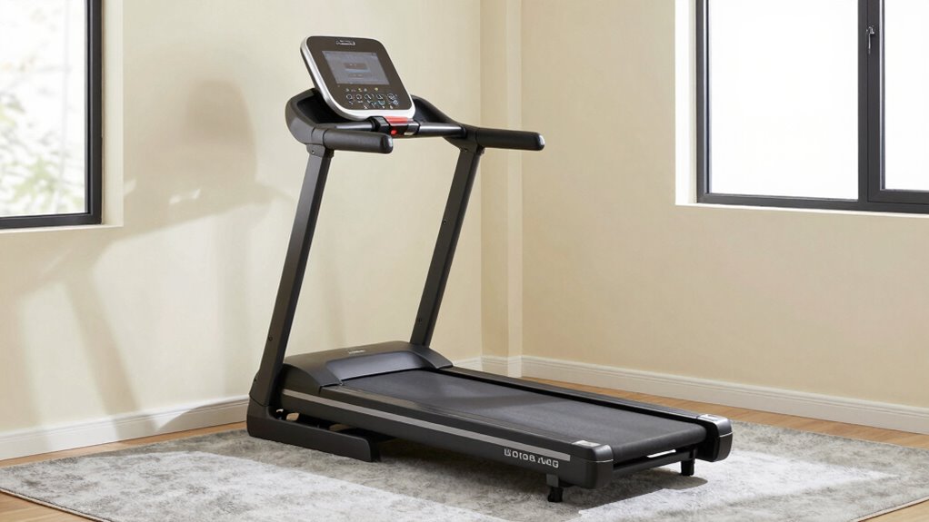 compact stable quiet treadmill
