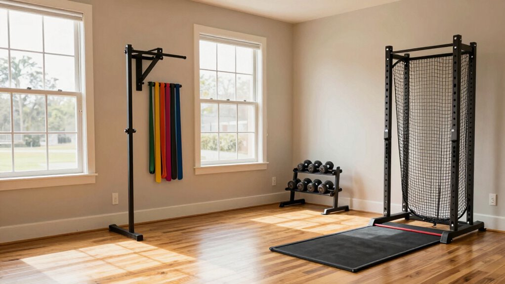 convenient organized training space