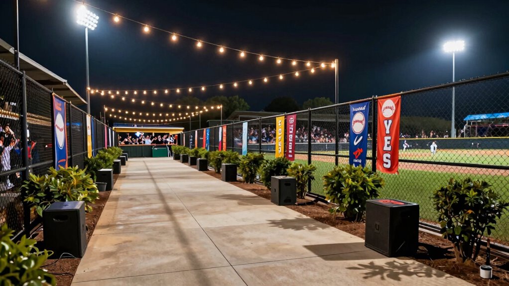 create immersive stadium atmosphere